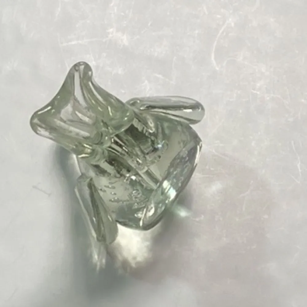 Vintage Clear Art Glass Bird Figure Figurine